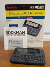 Franklin Bookman English Dictionairy & Thesaurus DMQ-640