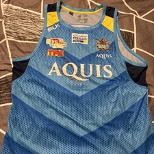 Gold Coast Titans Men's Rugby League Vest NRL Licensed Size XXXL Vintage Jersey