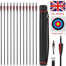 12x carbon arrows - arrows, quiver