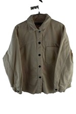 ZARA Beige Corduroy Overshirt