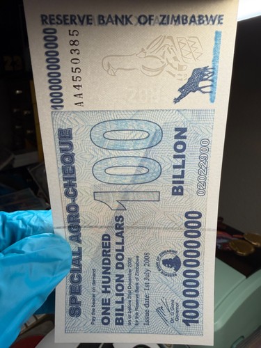 Authentic zimbabwe 100 billion - zimbabwe,