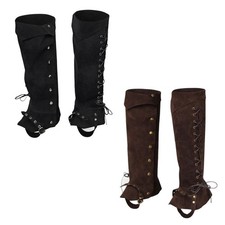 Pirate Boot Covers Leg Gaiters for Horseback Riding Theatrical Performance