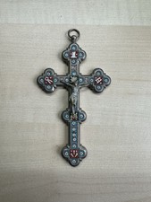 Antique Micro Mosaic Crucifix