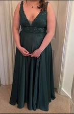 Emerald Green Prom Dress 16-18