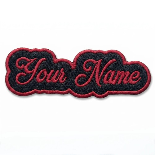 Personalised embroidered patch - personalised,