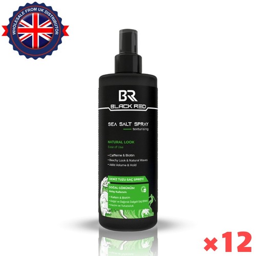 Black red sea salt hair - black, 200ml