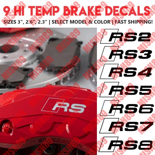Audi brake caliper decal - audi,