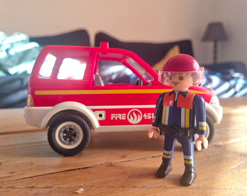 Playmobil fire 4512 - 4512, red