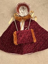 GIRLS VICTORIAN CAPE, BONNET &