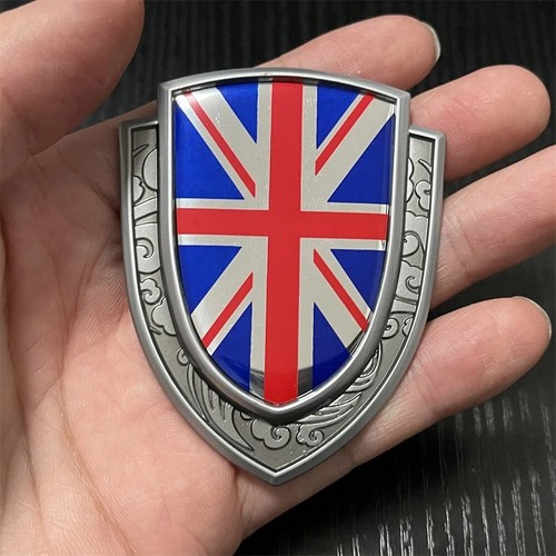 Metal britain flag union - 3d, uk