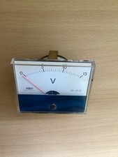 RS Hobut 0-15 Volt Rectangular Panel Meter