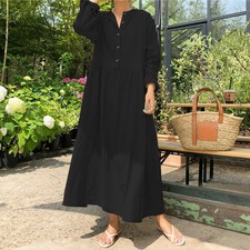 UK Women Long Sleeve Sundress