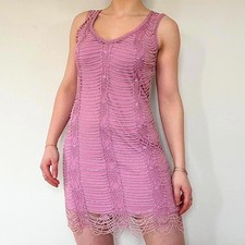 Vintage Etam pink beaded