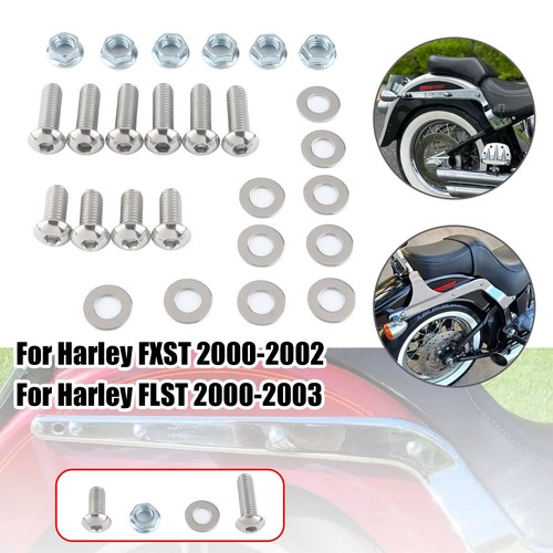 Rear mudguard strut bolt - rear, kit
