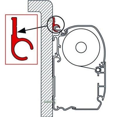 Fiamma kit adaptor rail 3m - kit,