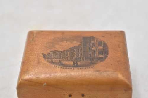 Antique mauchline ware wooden - mauchline,
