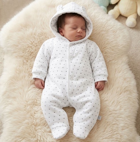 Premature baby pram - baby, snow