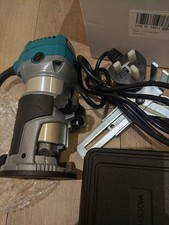 Anesty Palm Router Trimmer, Woodworking Hand Router with Trimmer Base, Handheld