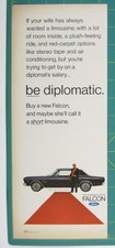 Print Ad 1967 Ford Falcon