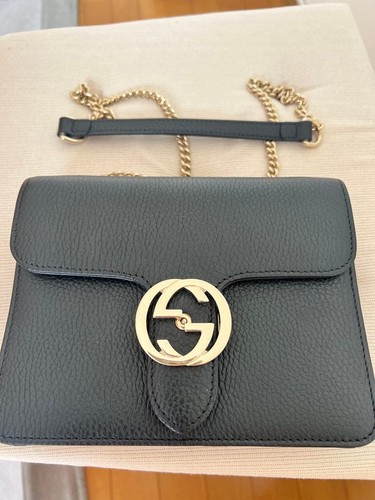 Gucci black leather - gucci,