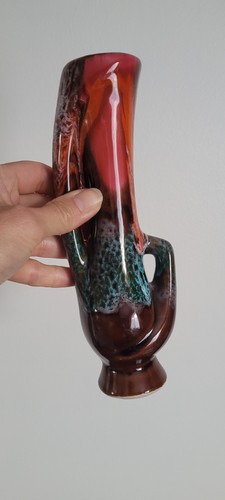 French vallauris ceramic - ceramic, vase