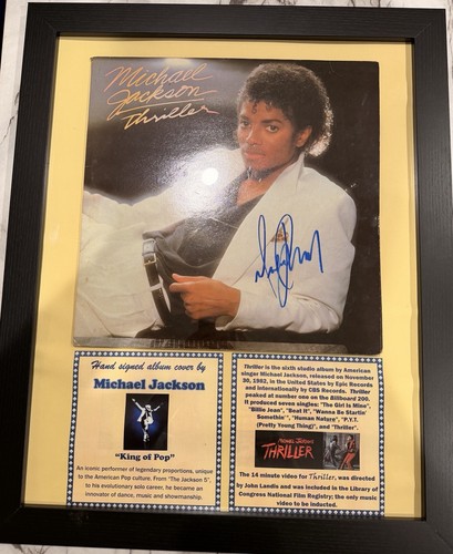 Michael jackson signed - jackson,