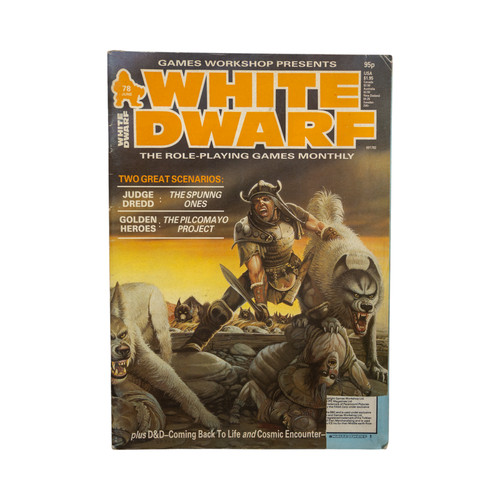White dwarf magazine issue - magazine, 78