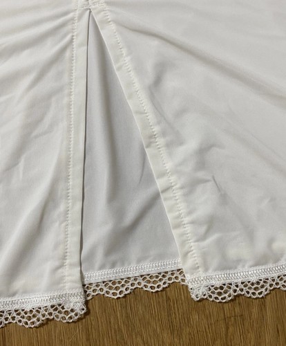 Women white half slip - m&s,