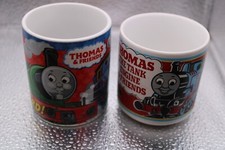 Vintage 1990 Thomas The Tank Engine Small Ceramic Mug Cup - Britt Allcroft
