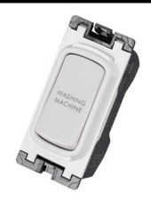 Legrand Synergy,grid Switch,white.20 Amp Double Pole. 7354 20WM