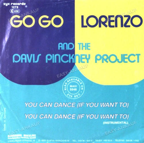 Lorenzo davis pinckney - go, lorenzo&davis