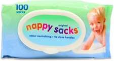 Original Nappy Sacks 100 Pack