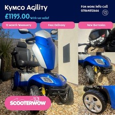 Kymco Agility 8mph Sapphire