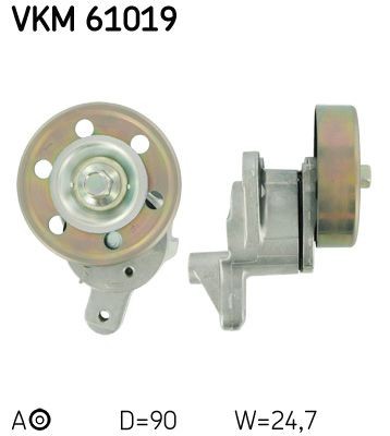 Belt tensioner ribbed - belt, v-ribbed