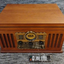 Steepletone Westminster 7 in 1 Bluetooth Nostalgia Record Player DAB+ FM CD BOX