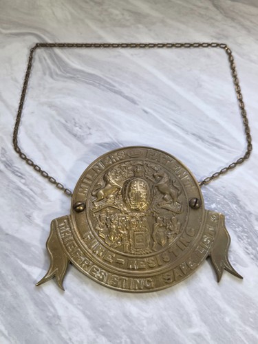 Antique brass milners safe - antique,