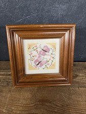 Vintage Framed Cross Stitch
