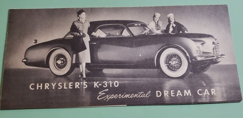 1952 chrysler 310 concept - chrysler,