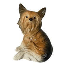 Vintage Melba Ware Yorkshire Terrier Yorkie Puppy Dog Figurine Ornament 18cm/ 7"