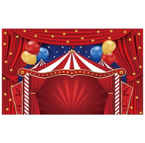 Circus backdrop carnival theme - backdrop,