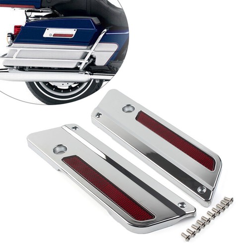 Chrome saddlebag guard latch - chrome,