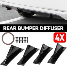 4 Curved Car Rear Body Bumper