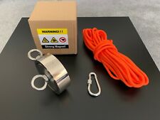 FISHING MAGNET STRONG DOUBLE SIDED LIFTING TREASURE HUNT 150KG 250KG 500KG ROPE