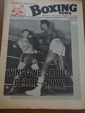 Vintage 1968 BOXING News Magazine features HOWARD WINSTONE LEGRA JOHNNY CLARK