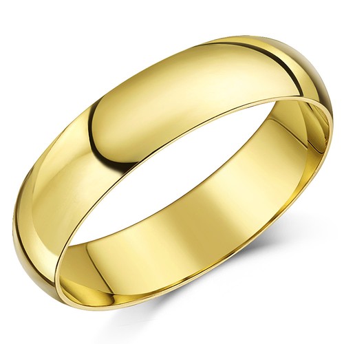 18ct yellow gold ring - heavy, d