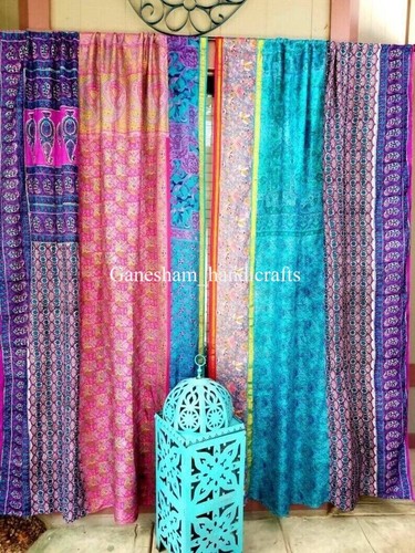 Indian old recycle silk - 2,
