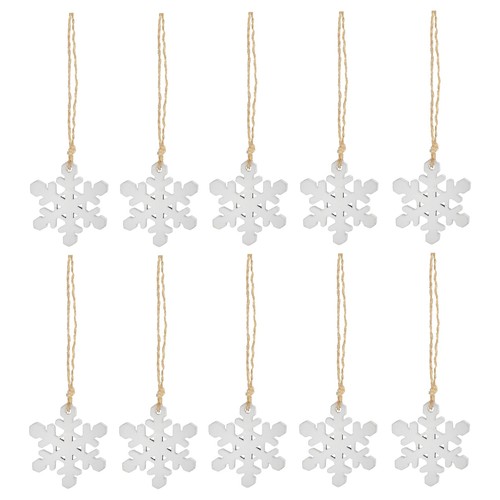 Christmas wooden snowflakes - christmas,