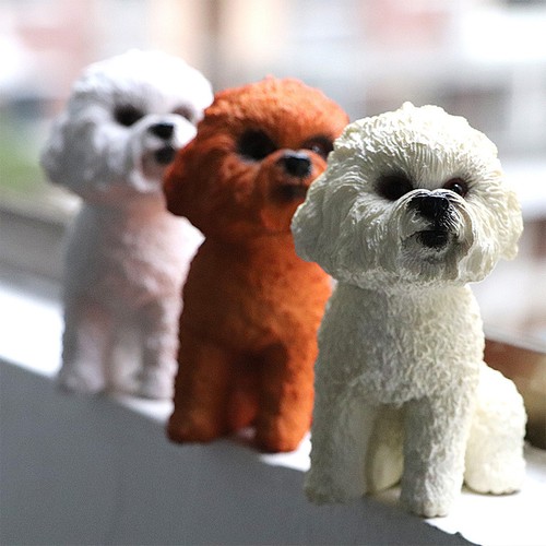 Bichon frise statue poodle - frise,