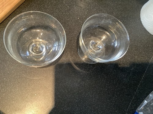 Vintage sundae dishes - vintage, dishes/