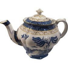 Booths Real Old Willow Gilded Teapot A80263 Collectors Item